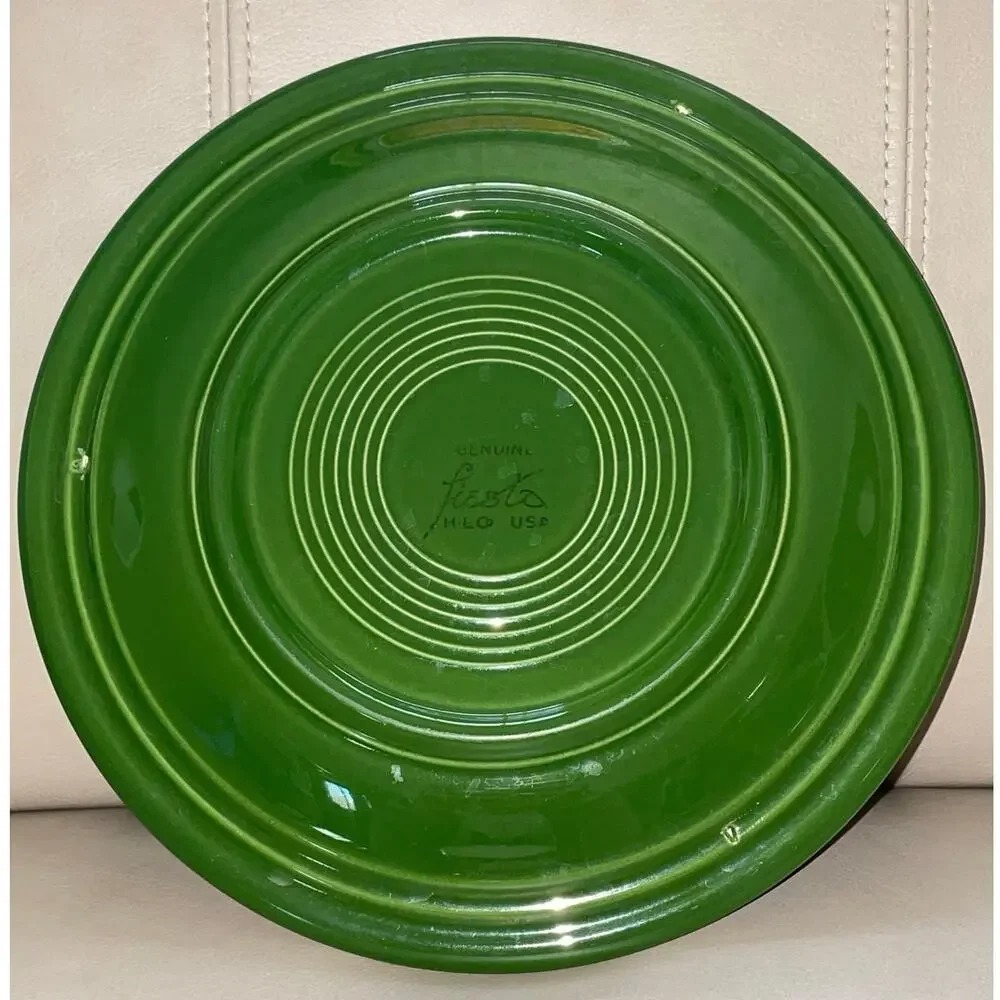 Vintage Fiestaware Forest Green Set: 9.5
